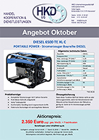 Angebot Dieselgenerator